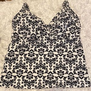 Lands End Underwire Tankini Top